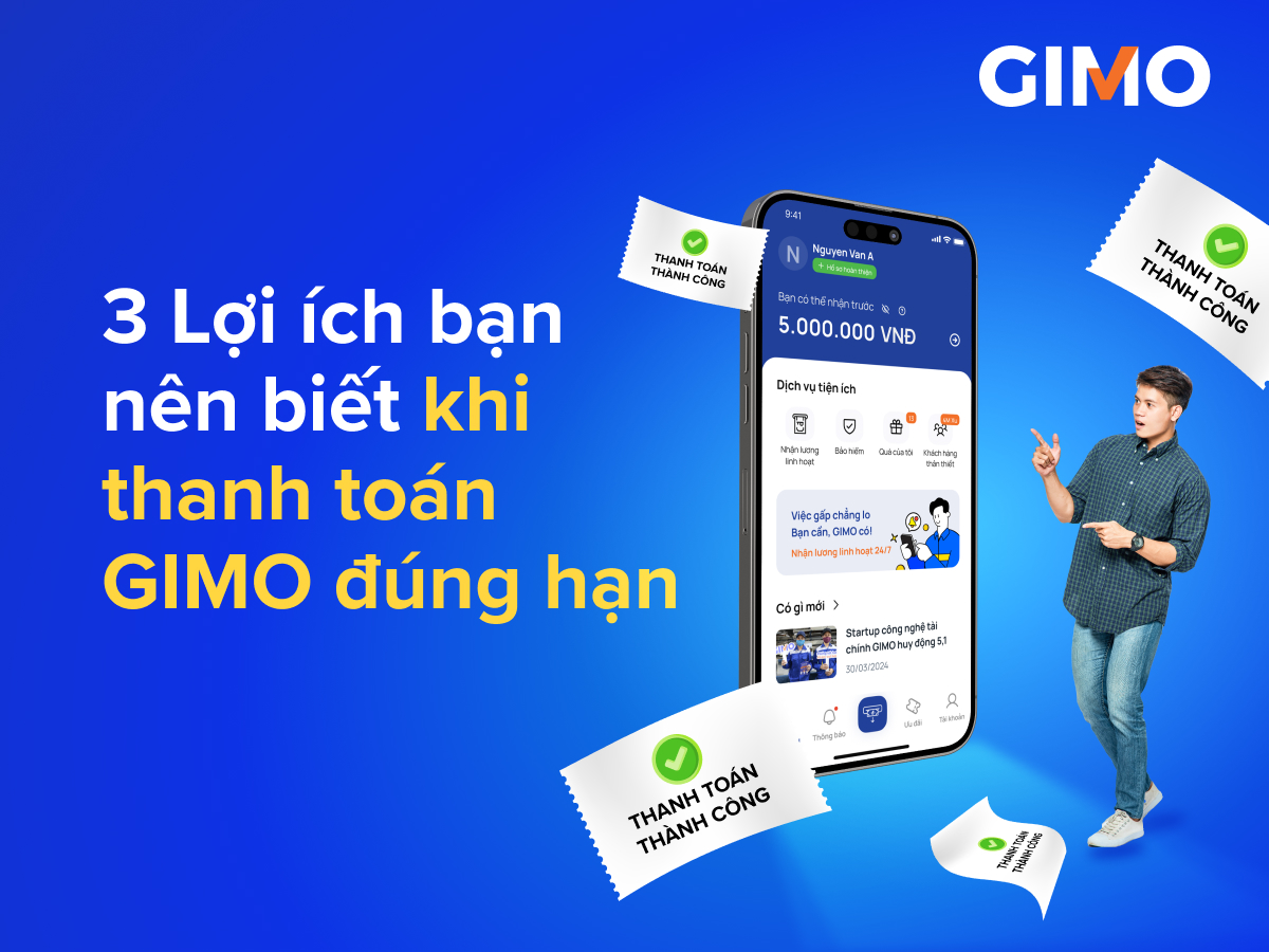 Lợi ích thanh toán khoản nhận lương sớm đúng hạn