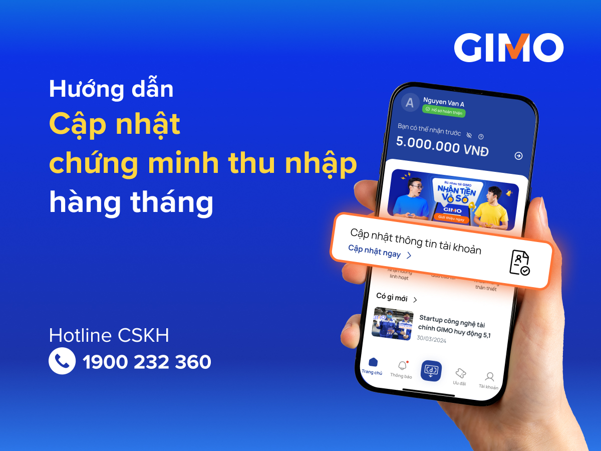 Bạn đã biết cách cập nhật chứng minh thu nhập hàng tháng chưa?