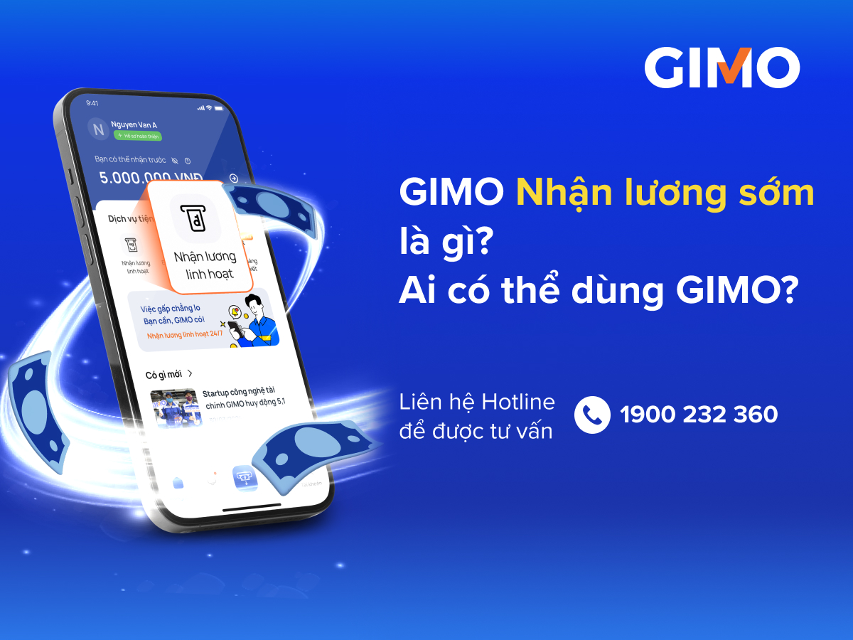 Từ A-Z về nhận lương sớm GIMO – Dành cho CBNV Ninja Van
